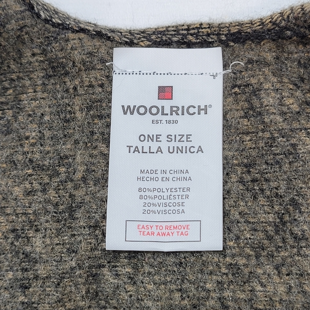 Woolrich Leopard Print Cape With Fringe - image 6